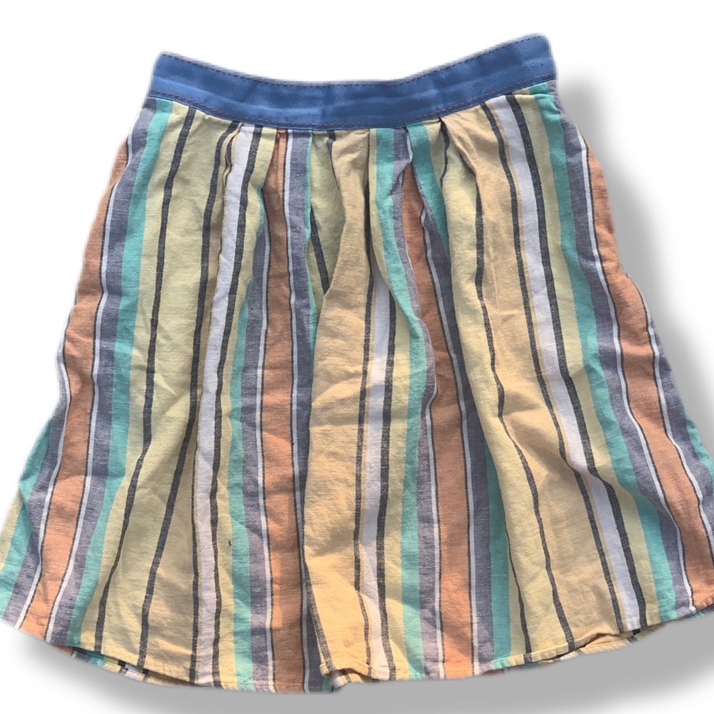 Pleated Anthropologie Mini Skirt w/ POCKETS